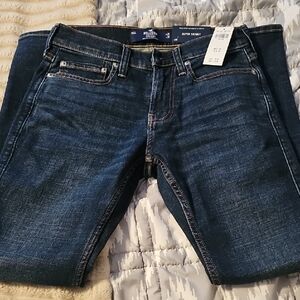 Hollister Men's Super Skinny Jeans in Dark Blue  Brand New W Tags.